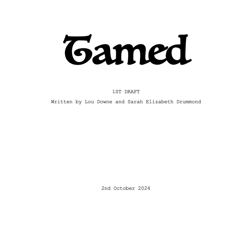 A script that says Tamed on it 